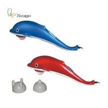 Massager portátil do corpo Handheld na forma do golfinho